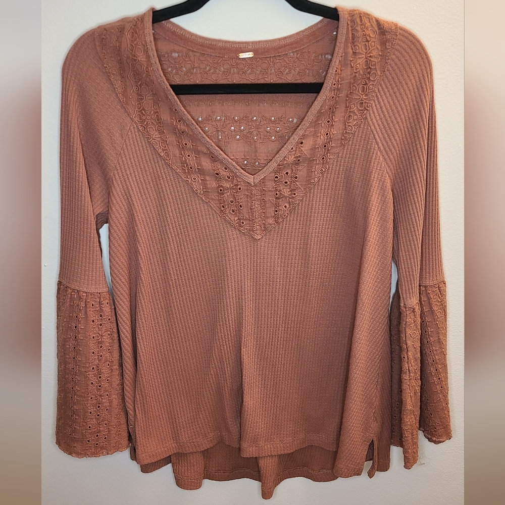 Free People Perisian Night Top - Rose